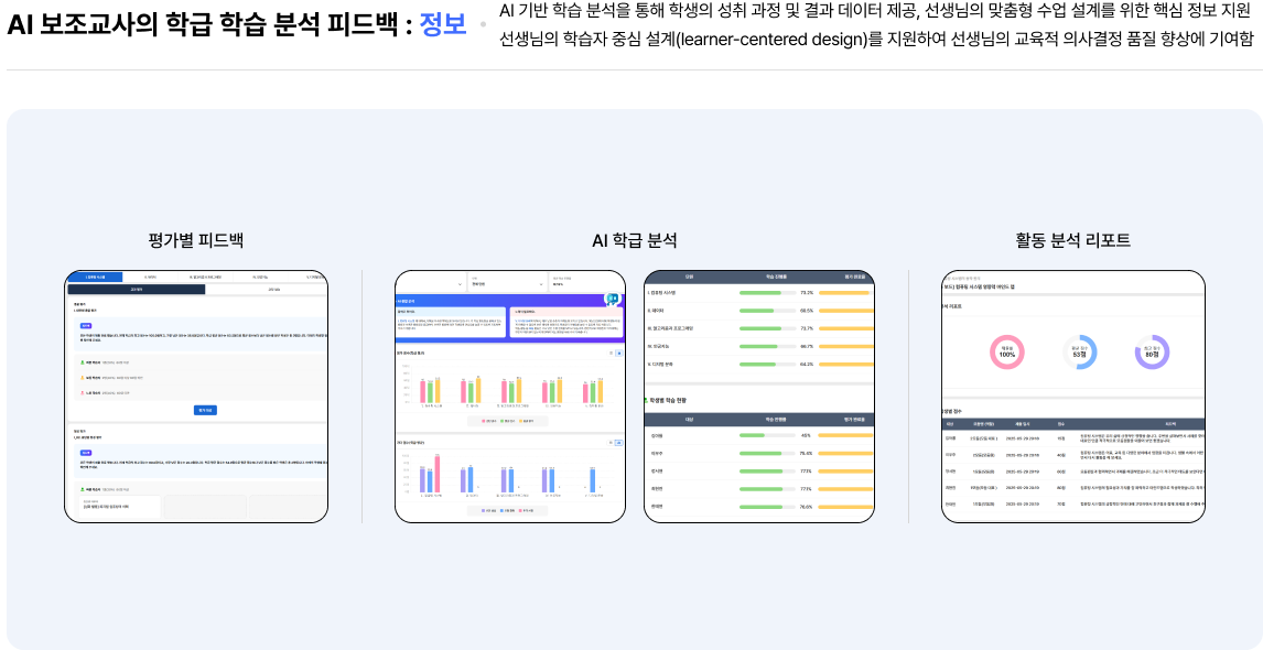 AI 보조교사 학급 학습 분석 피드백2